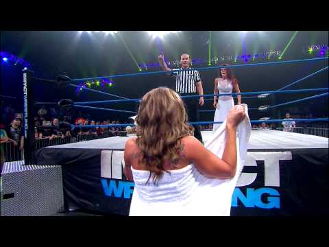 The Knockouts Evening Gown Match: Madison Rayne vs. Angelina Love