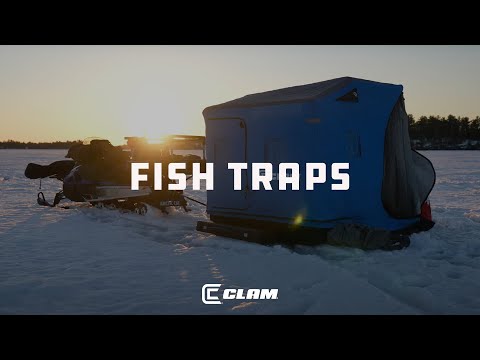 Clam Outdoors FISHTRAP Ice fishing Shelter Line Up