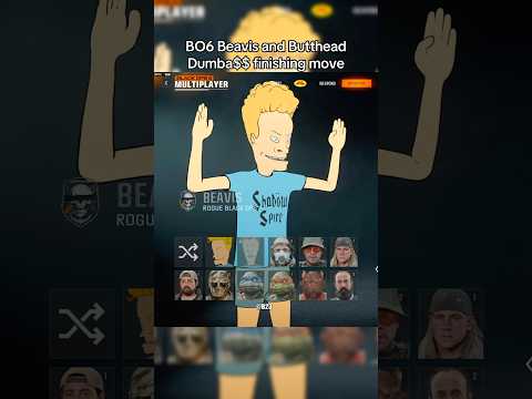 Beavis and Butthead Finishing Move all versions in Black Ops 6 🔥 #cod #callofduty #warzone #bo6