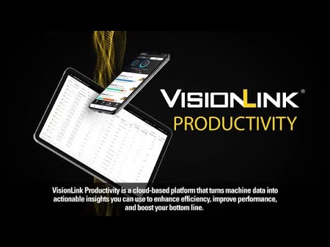 VisionLink® Productivity - Machine and Jobsite Data at Your Fingertips