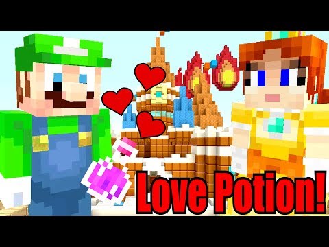 Minecraft | Super Mario Series | Luigi Uses a Love Potion on Daisy! *GONE WRONG!* [304]