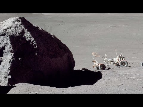 Som ET - 45 - Moon - Apollo 17 - Tracy's Rock and LRV