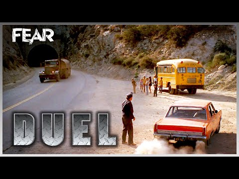 The Killer Truck Goes After A School Bus | Duel | Fear