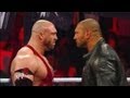 WWE RAW 8/26/13 Batista Returns and Attack ...