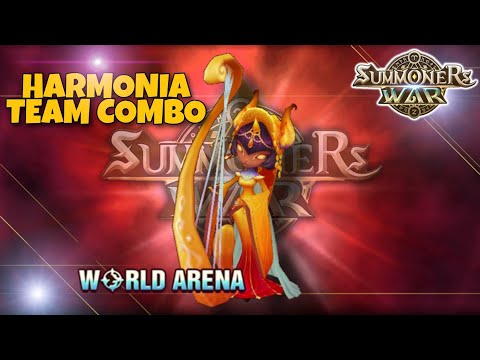 Harmonia Team Combo in World Arena Ep. 2 - Summoners War