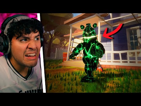 I beat FREDBEAR NIGHTMARE in HELLO NEIGHBOR.