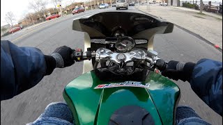 The x15 SUPER POCKET BIKE IS BACK ❗️ #streetride vlog / oil change #jersey