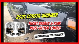 How to Replace Front & Rear Brake Pads and Rotors on Toyota 4runner | PowerStop Evolution Full Kit
