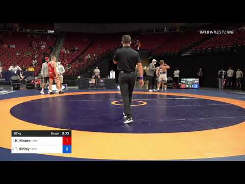 92 Kg Quarters - Kollin Moore, Titan Mercury Wrestling Club Vs Trent Hidlay, Titan Mercury Wrestli