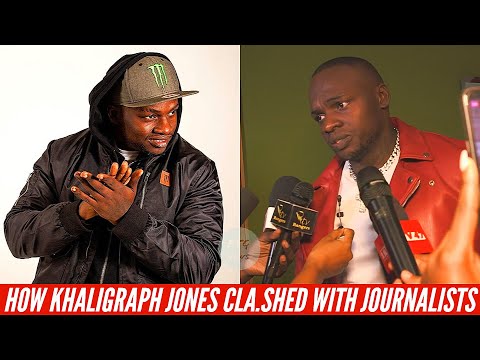 WATCH HOW KHALIGRAPH JONES CLA.SHED WITH JOURNALISTS DURING TANASHA DONNA EP LAUNCH |BTG News