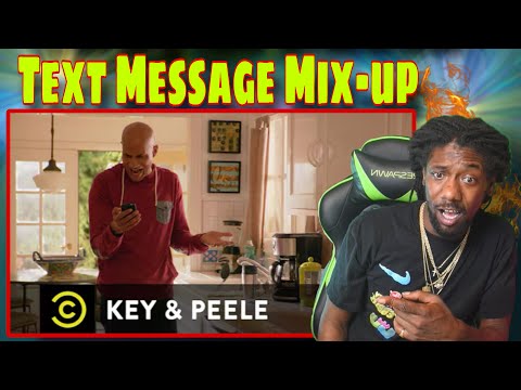 This Text Message Mix-Up Is Hilarious! | Key & Peele - Text Message Confusion | REACTION