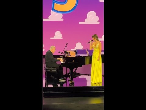 Taylor Swift performs at 'Toy Story 5' premiere
