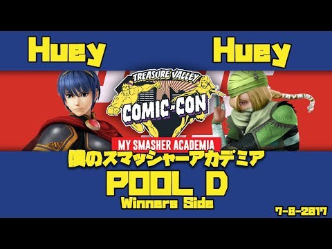 My Smasher Academia: Huey (Marth, Cloud) vs. Izzy (Sheik)- SSB4 Pool 4 Winners Side