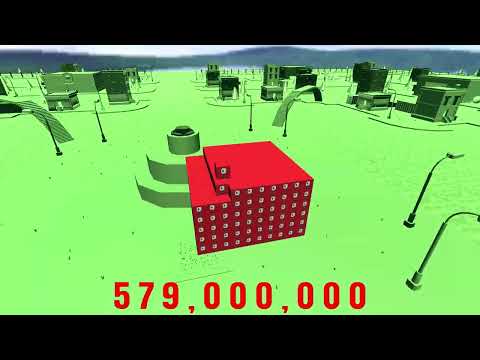 NUmberBlocks from ONE to ONE TRILLION in MINICRAFT