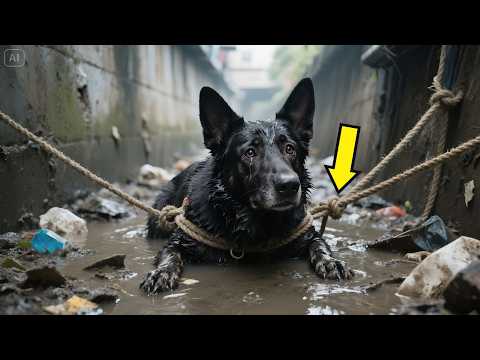 Surrounded by Garbage and Helpless — This German Shepherd’s Cry for Rescue Will Shatter You