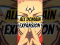 All Domain Expansion In Jujutsu World