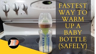 The fastest way to warm up a baby bottle