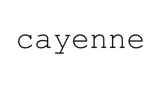 Cayenne card