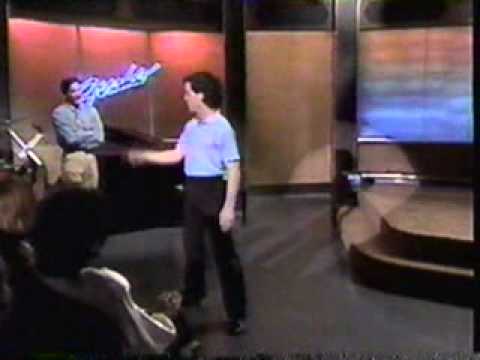 A Chorus Line on Geraldo, 1990,  "I Can Do That", Matthew Petersen