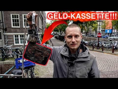 GELDKASSETTE gefunden!! - der BESTE ORT zum MAGNETFISCHEN -  (Diebesgut und illegale Müllentsorgung)