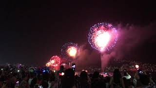 Sensacional gala de pirotecnia en Acapulco