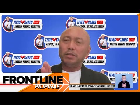 Rep. Teves, muling nagpatutsada kay SOJ Remulla | Frontline Pilipinas