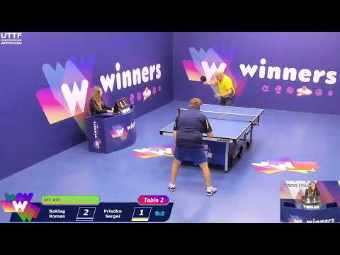 WINners CUP table 2  11.09   Boklag Roman - Priadko Sergei 19:00
