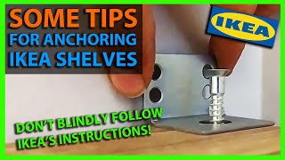 Tips for Anchoring IKEA Shelves To The Wall