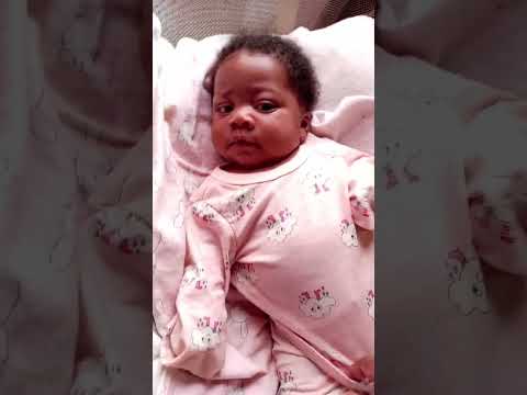 Baby Melo says good morning every day when she wakes up