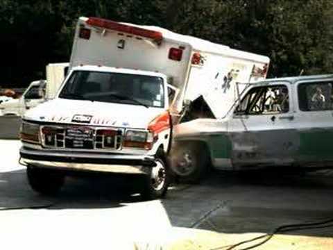 Ambulance Collision Video - Side Impact