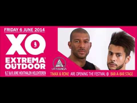 TIMAX & LA FAMILIA Festival Openingset EXTREMA OUTDOOR BELGIUM June 2014