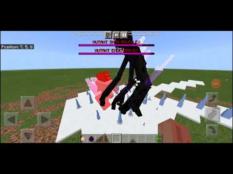 Mutant snow golem ex vs Mutant Enderman ex