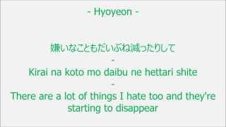 SNSD - Indestructible lyrics video [Kanji/Romaji/Trad] ♥