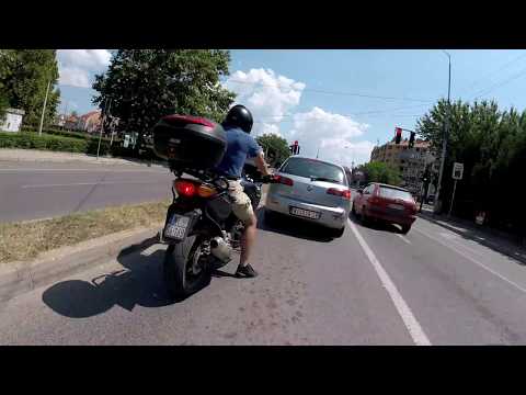 Timelapse motorcycle ride: Nis - Sokobanja over mountain Ozren