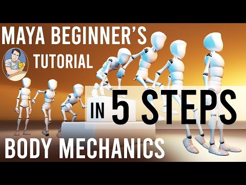 Body Mechanics - Maya Beginner's Animation Tutorial | In 5 simple steps