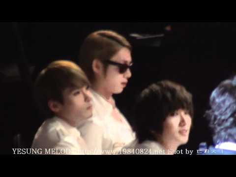 [Yesung Fancam] 101209 SJ Various Whispering ^^; Moments @ GDA