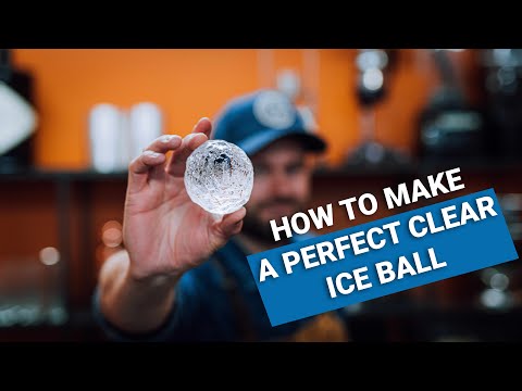How to make A PERFECT CLEAR ICE BALL!
