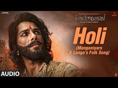 Poster holi lyrics – padmaavat