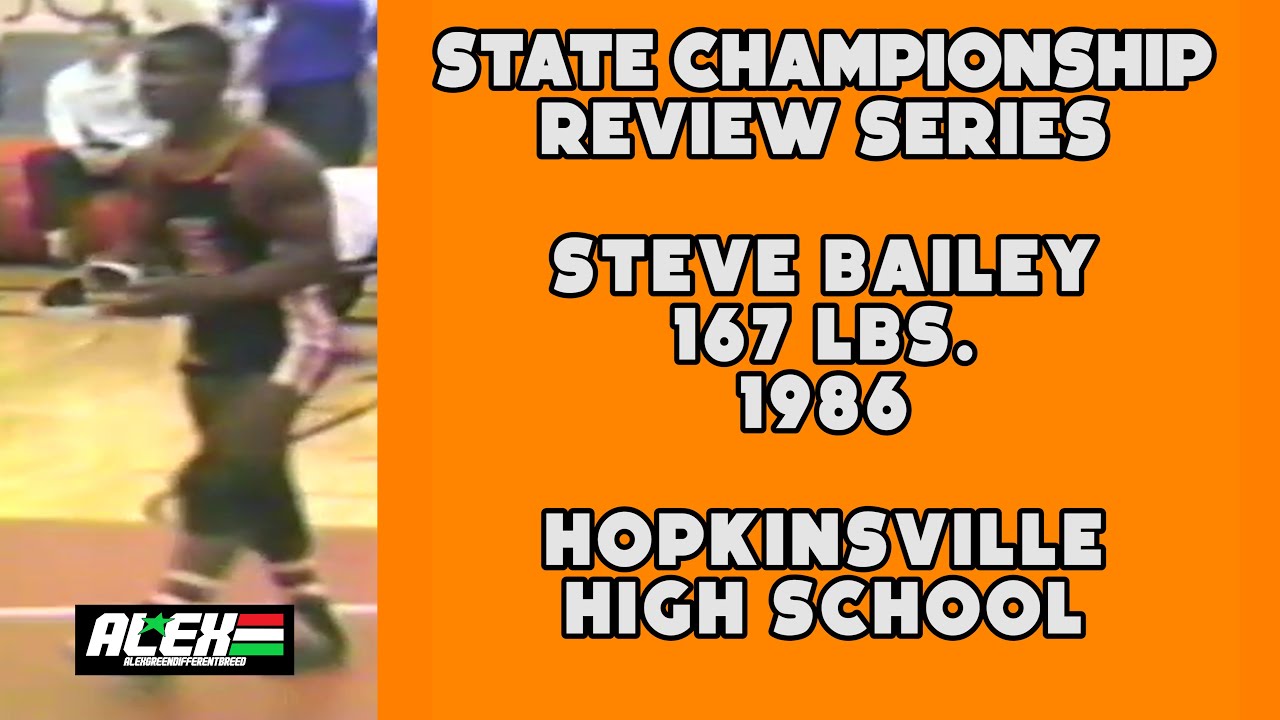 State Wrestling Championship match review w/ Steve Bailey (Hopkinsville HS; 1986 167 lbs.)