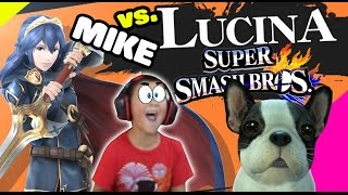 Mike Plays Super Smash Bros: Aww Cute Puppy! w/ Lucina Foe Battle (Wii U Face Cam) Pt. 4