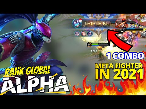 New Meta Alpha Offlane in 2021 | Best Build Alpha | Top Global Alpha ~ MLBB