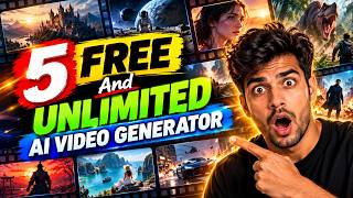 05 Hidden FREE And UNLIMITED AI Video Generators | Text and Image To Video