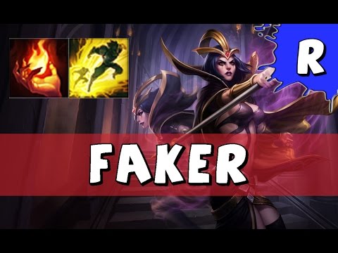 SKT T1 Faker as LeBlanc vs Zed MID - S6 Challenger SoloQ - League of Legends