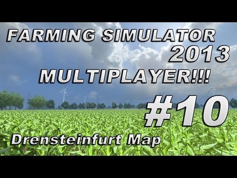 Let's Play Farming Simulator 2013 Multiplayer with ThomasSweden - Ep. 10 - Drensteinfurt Map!