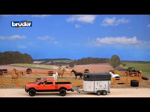 RAM 2500 Pickup Truck with Horse