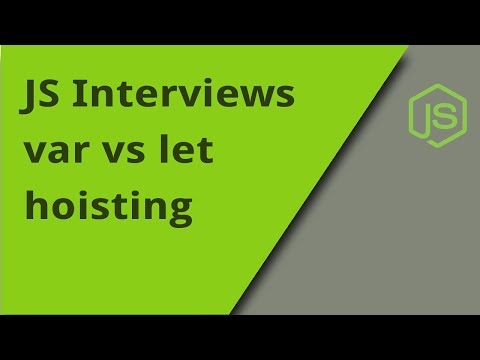 JS Interview var vs let Question 9