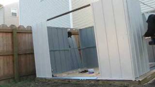Time lapse Assembly of a LOWES Arrow Shed ASSEMBLED BY HANDS FOR YOU ASSEMBLY
