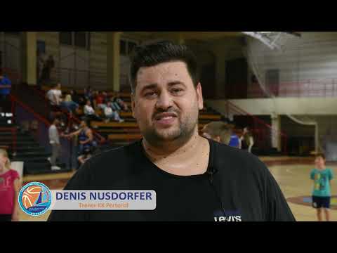 Adrian Hirschmann in Denis Nusdorfer po tekmi Plama Pur - Portorož