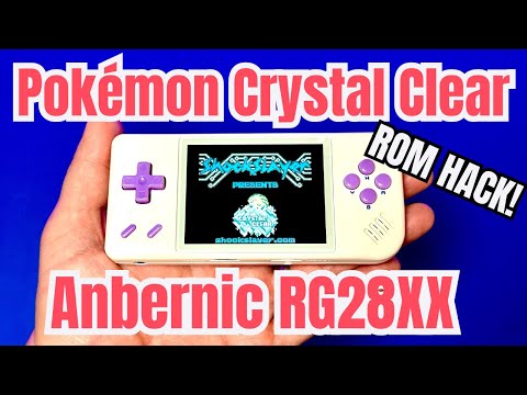 I played 30 hours of Pokemon Crystal Clear on the Anbernic RG28xx