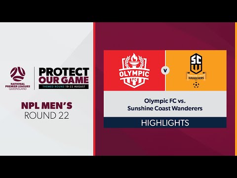 NPL Men's R22 - Olympic FC vs. Sunshine Coast Wanderers Highlights